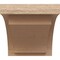 Ekena Millwork 4in. W x 4in. H x 24in. L Rivera Woodgrain TimberThane Rafter Tail, Primed Tan RFTUR04X04X24RIVRCPR - alternate 4